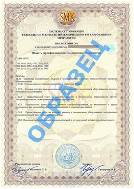 Приложение 1 Урай Сертификат ГОСТ РВ 0015-002